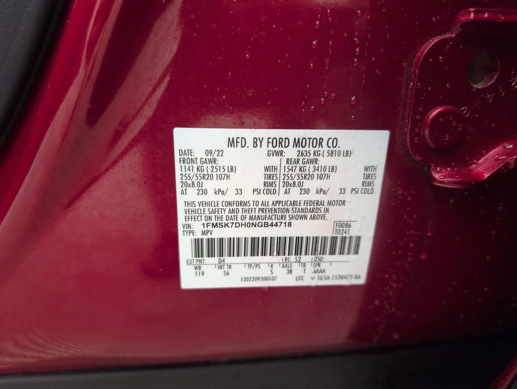 Certified 2022 Ford Explorer XLT w/ Equipment Group 202A image 50