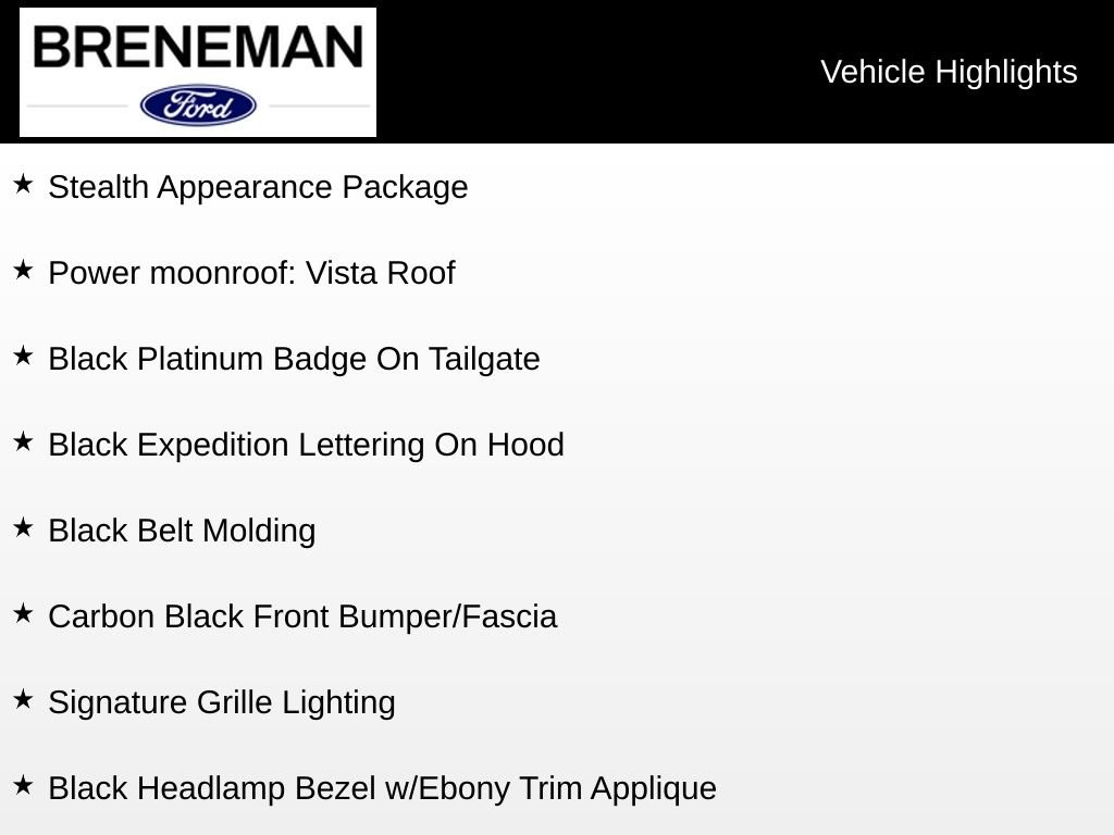 Certified 2025 Ford Expedition Platinum w/ Stealth Appearance Package AWD/4WD image 10