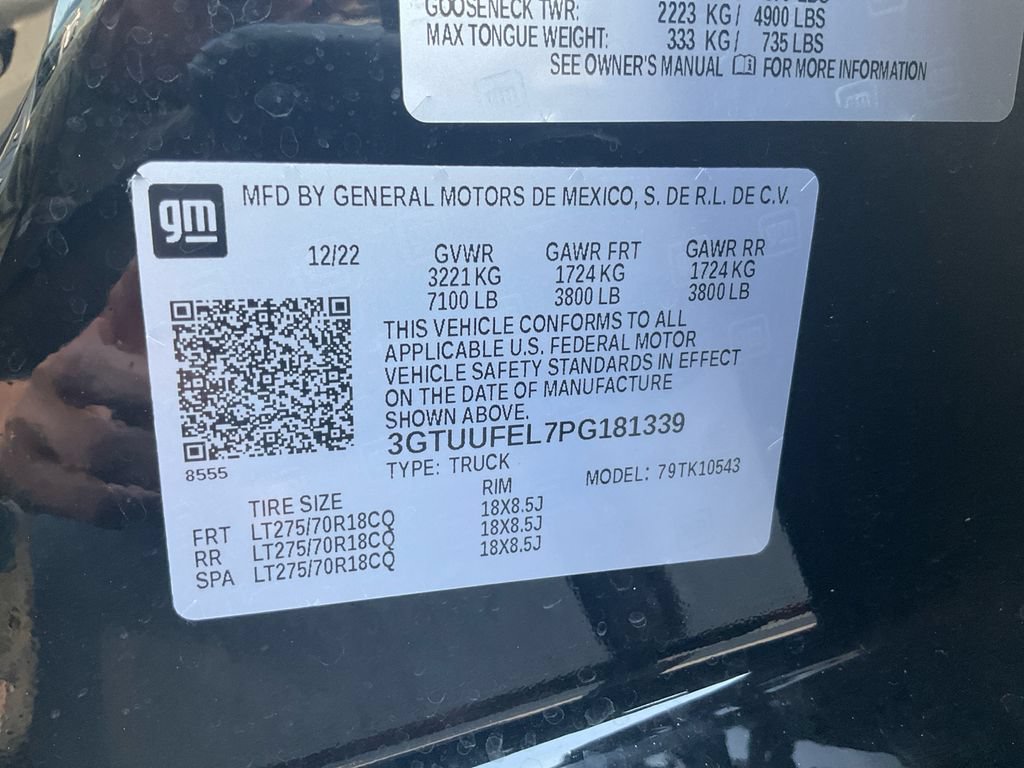 Used 2023 GMC Sierra 1500 AT4X AWD/4WD image 18