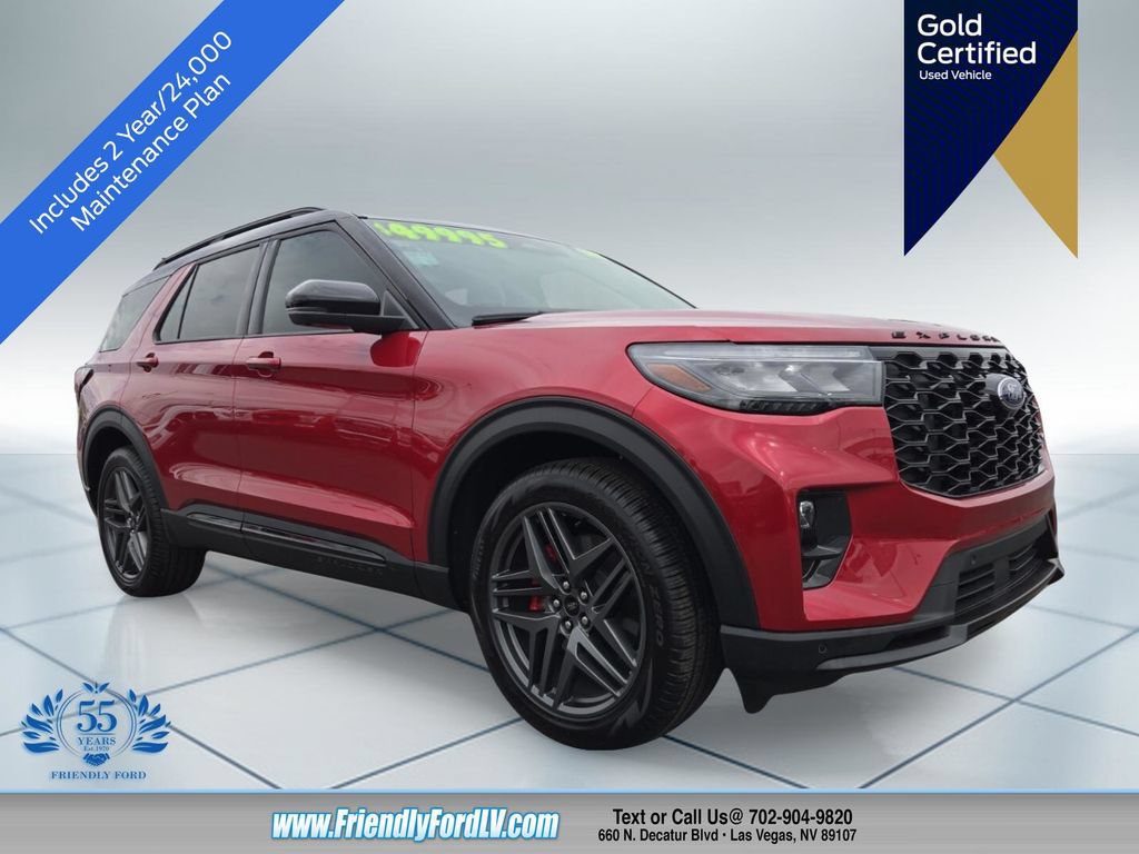 Certified 2025 Ford Explorer ST w/ Sun And Sound Package