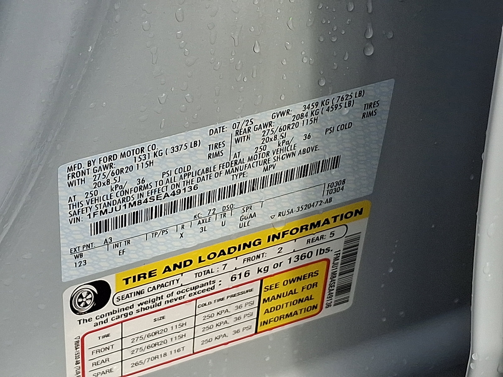 Certified 2025 Ford Expedition Platinum AWD/4WD image 29