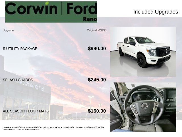 Used 2021 Nissan Titan S w/ S Utility Package AWD/4WD image 3