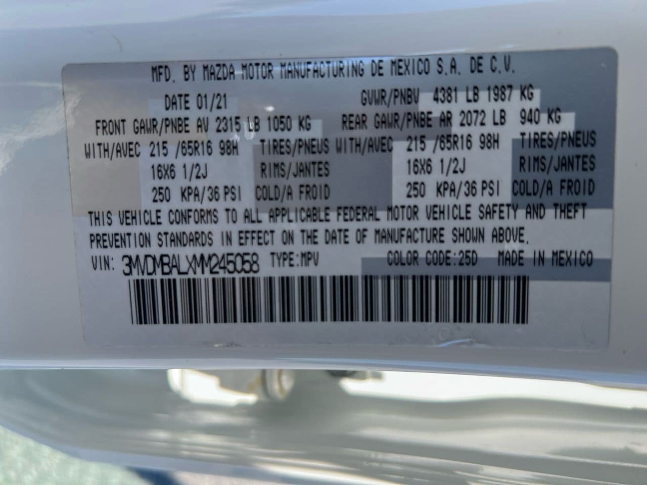 Used 2021 MAZDA CX-30 AWD 2.5 S image 32