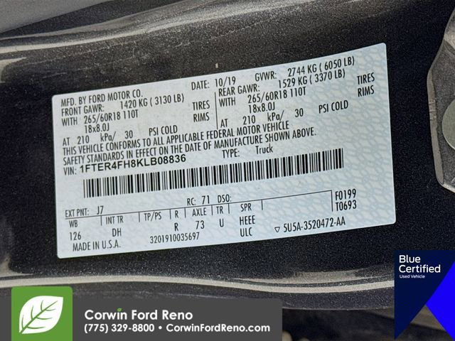 Certified 2019 Ford Ranger Lariat w/ Equipment Group 501A Mid image 34