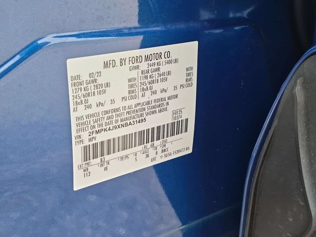 Certified 2022 Ford Edge SEL w/ Convenience Package AWD/4WD image 32