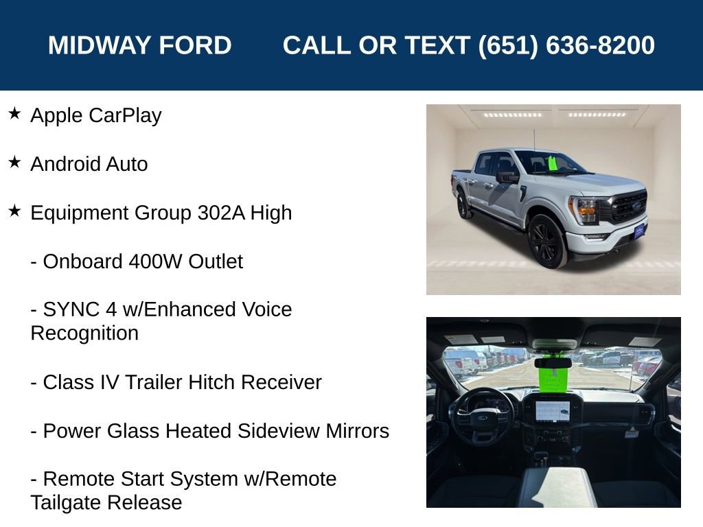 Certified 2023 Ford F150 XLT w/ Equipment Group 302A High image 6