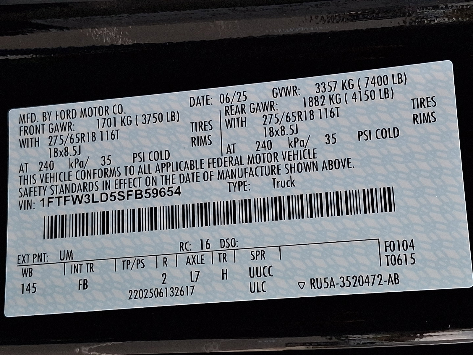 Certified 2025 Ford F150 XLT w/ Equipment Group 302A MID image 28