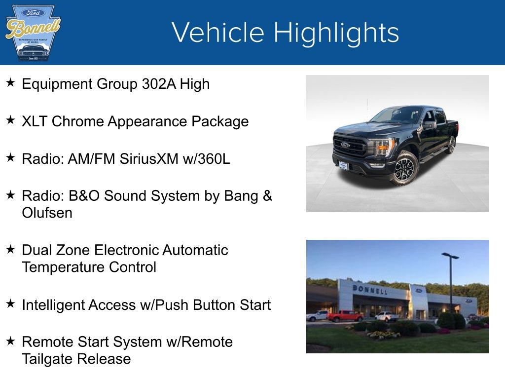 Certified 2022 Ford F150 XLT w/ Equipment Group 302A High image 7