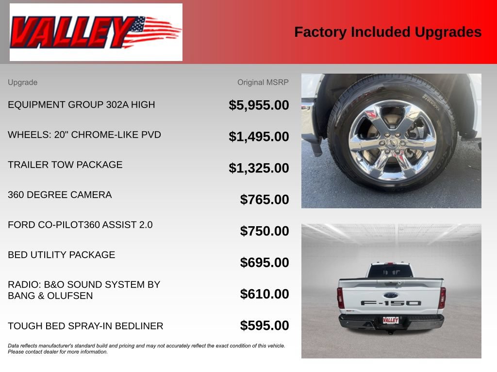 Certified 2023 Ford F150 XLT w/ Equipment Group 302A High AWD/4WD image 6