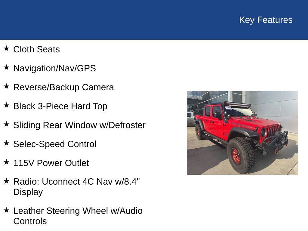 Used 2020 Jeep Gladiator Rubicon image 36