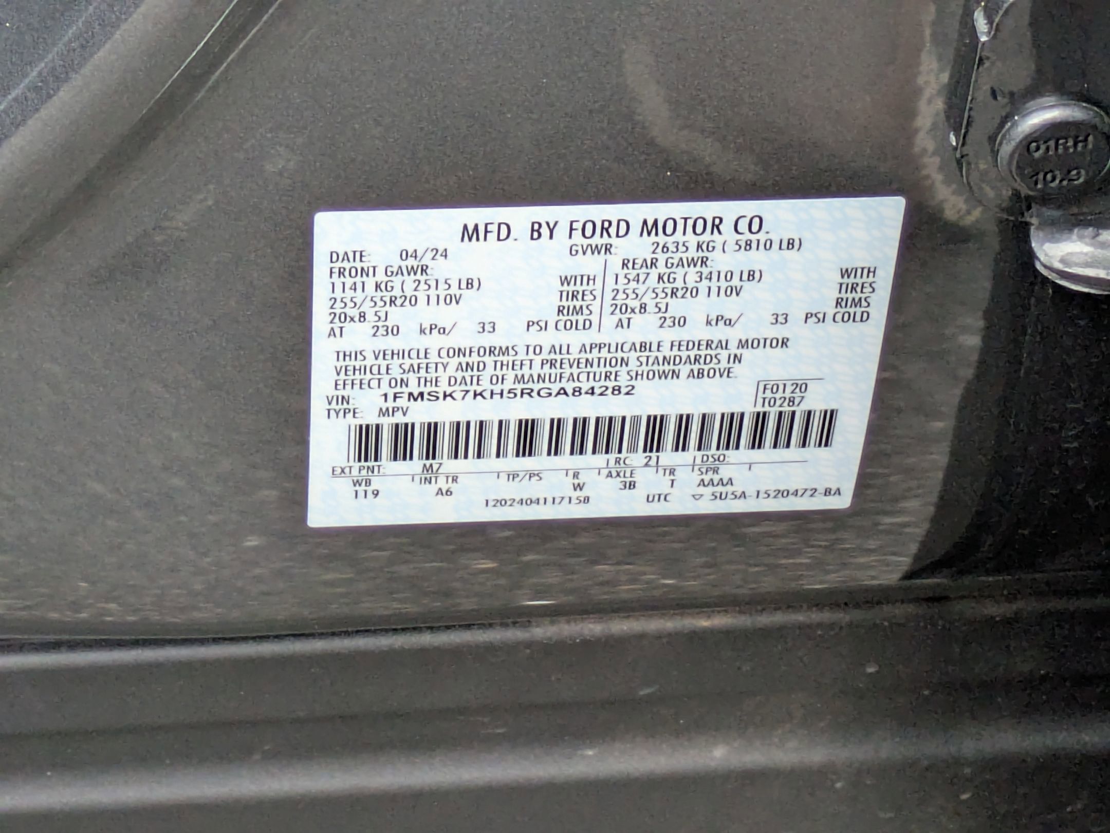 Certified 2024 Ford Explorer ST-Line w/ Class IV Trailer Tow Package image 43