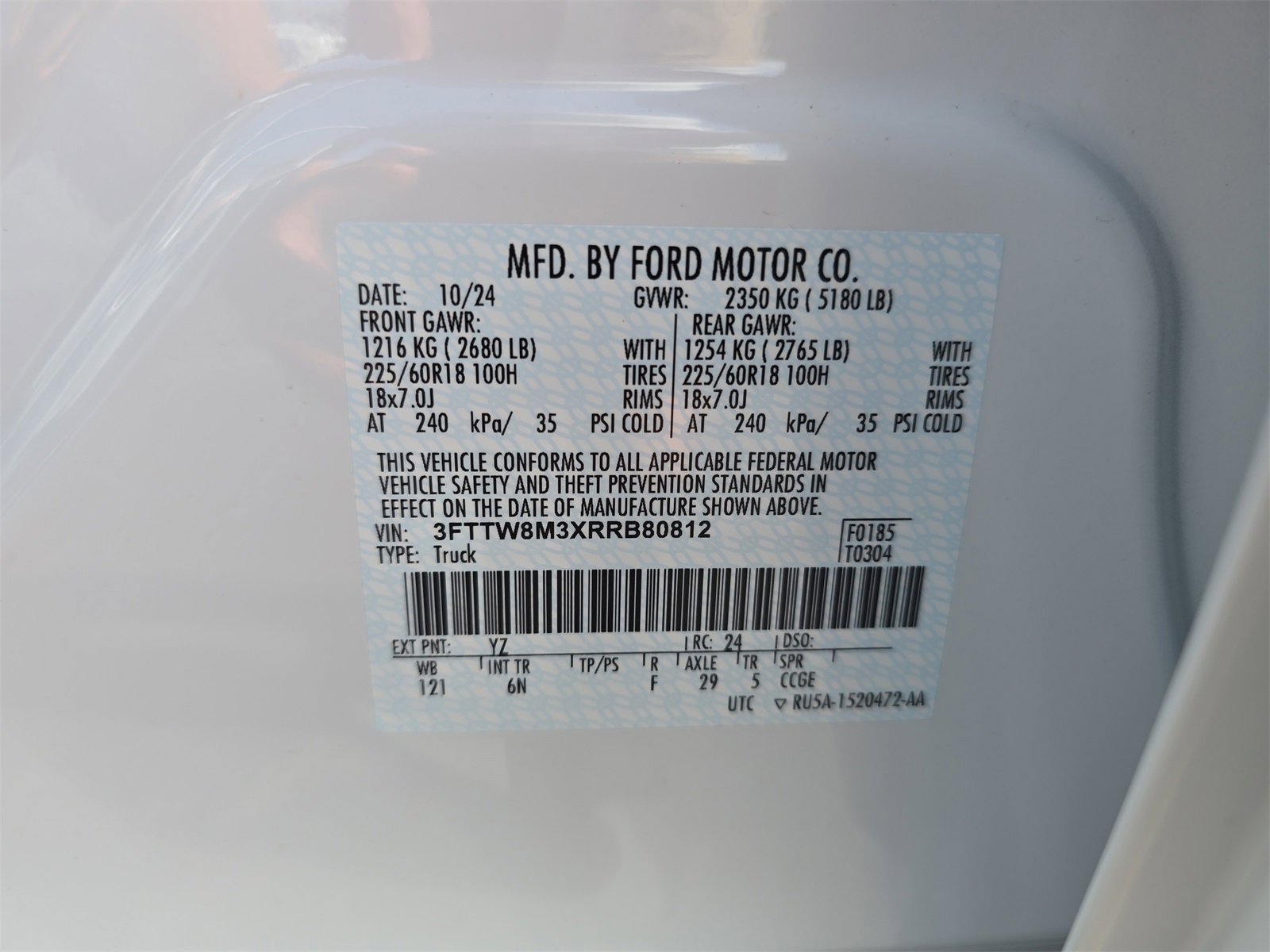 Certified 2024 Ford Maverick Lariat image 30