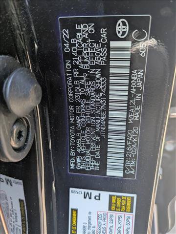 Used 2022 Toyota Corolla SE FWD image 15