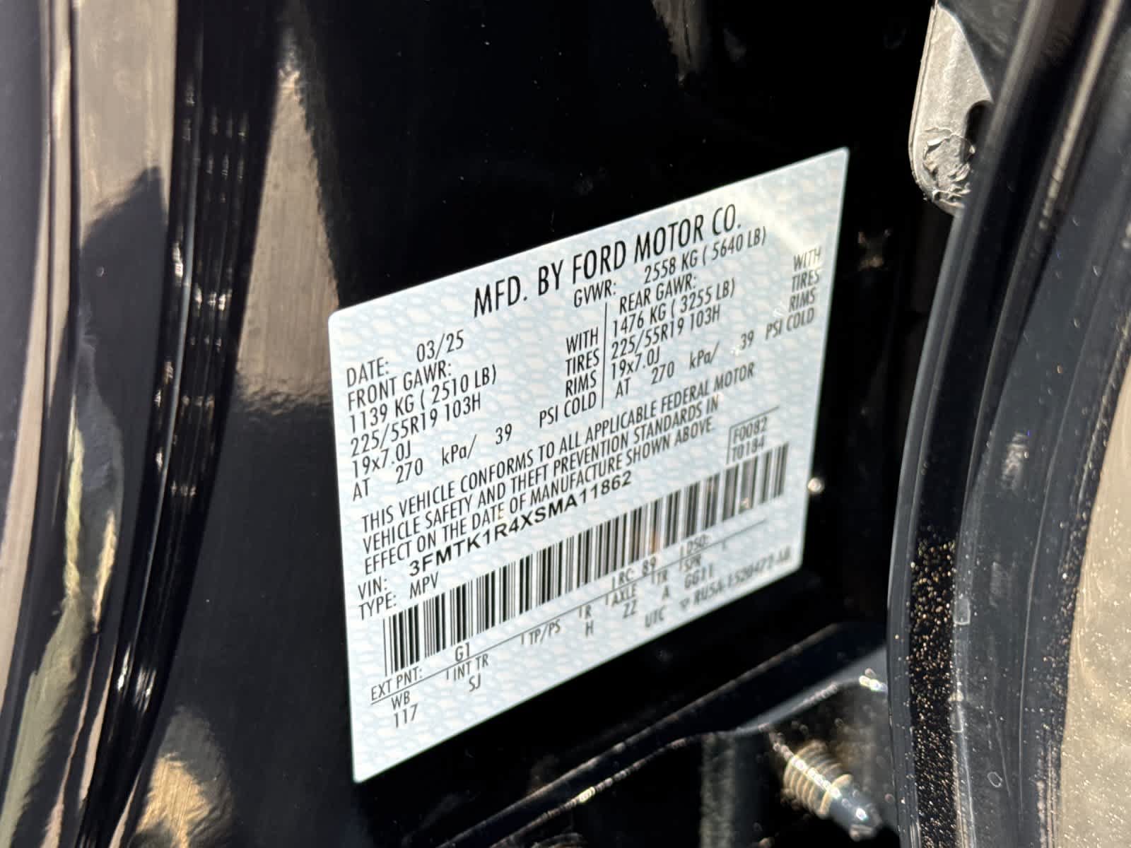 Certified 2025 Ford Mustang Mach-E Select RWD image 28
