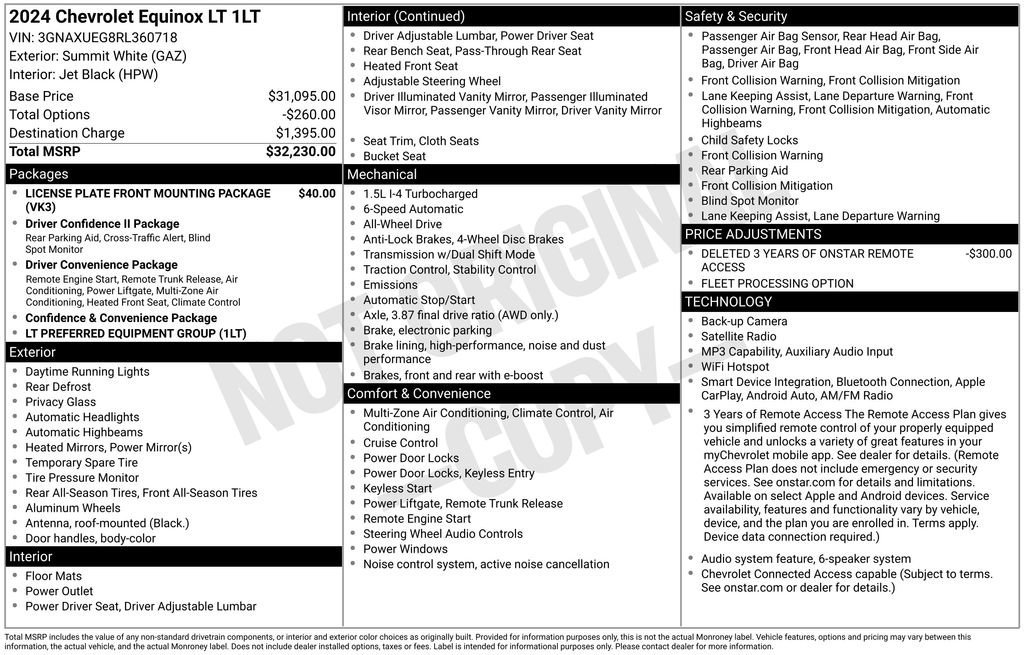 Used 2024 Chevrolet Equinox LT image 34