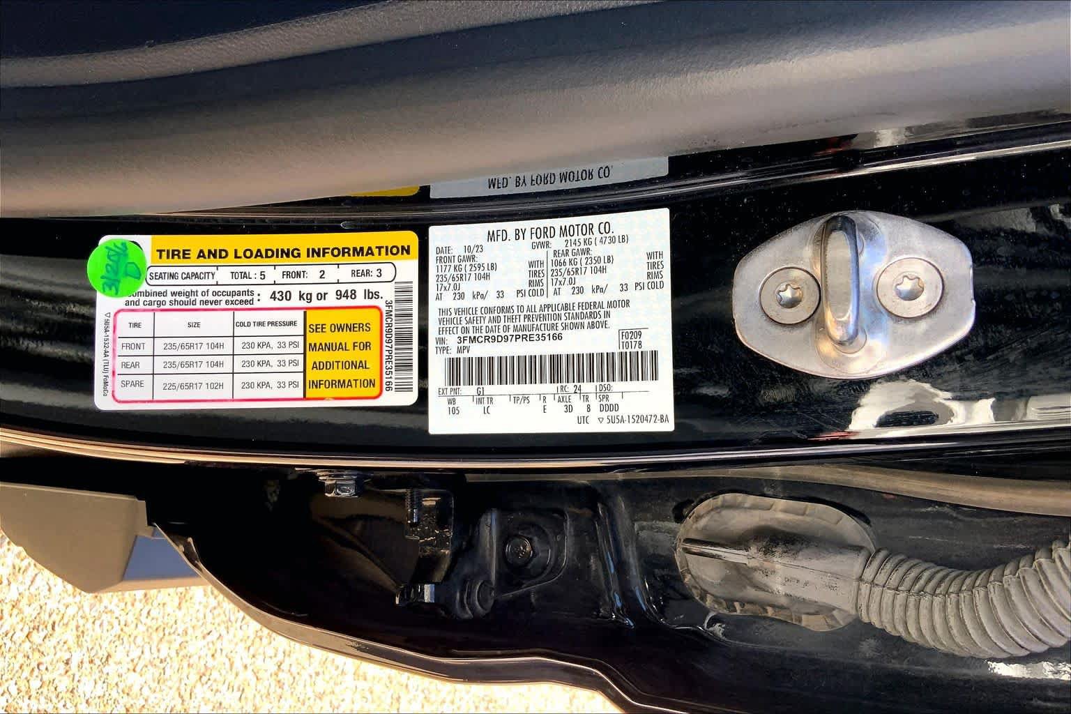 Certified 2023 Ford Bronco Sport Badlands AWD/4WD image 37