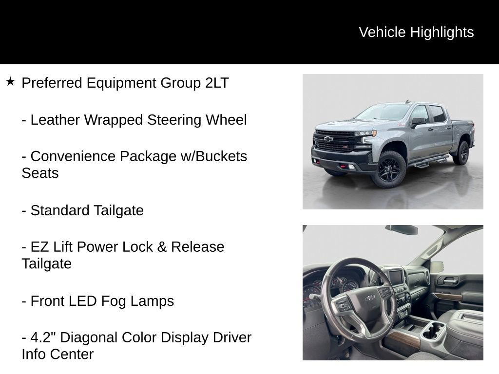 Used 2022 Chevrolet Silverado 1500 LT Trail Boss w/ Bed Protection Package AWD/4WD image 21