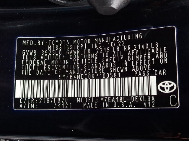 Used 2024 Toyota Corolla LE FWD image 26