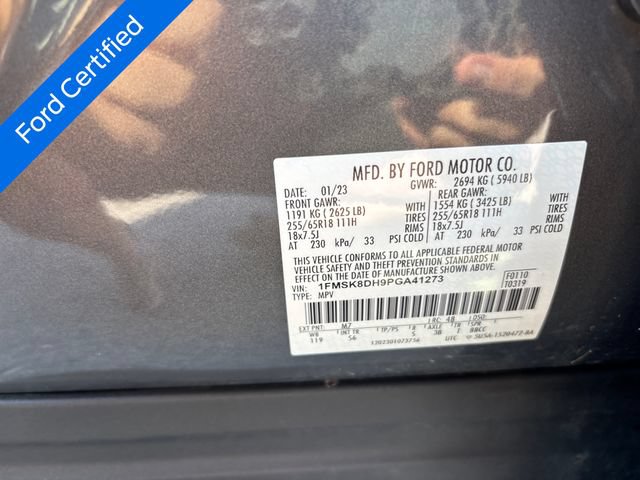 Certified 2023 Ford Explorer XLT w/ Equipment Group 202A AWD/4WD image 29