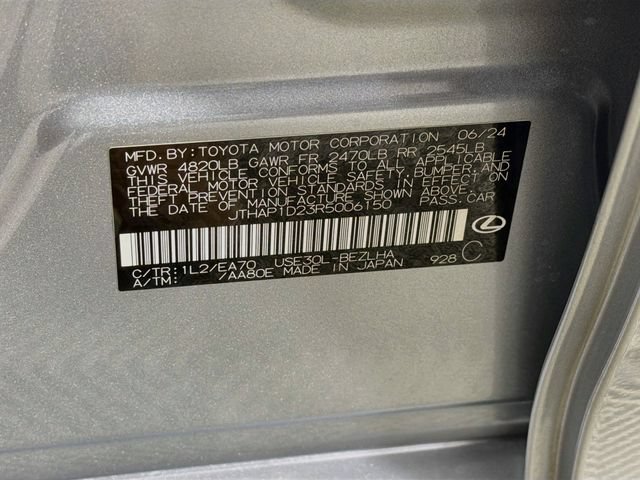 Used 2024 Lexus IS 500 w/ Accessory Package 2 RWD image 38