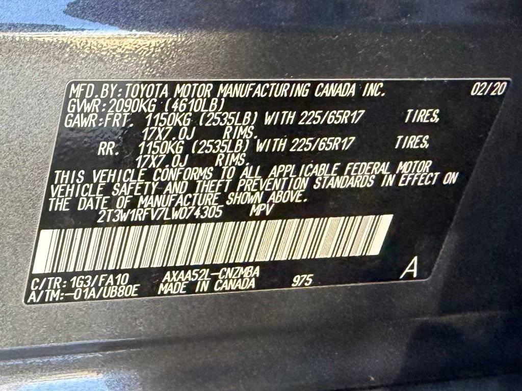 Used 2020 Toyota RAV4 XLE w/ Carpet Mat Package FWD image 30