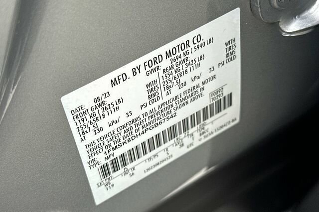 Certified 2023 Ford Explorer XLT w/ Equipment Group 202A image 24