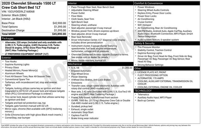 Used 2020 Chevrolet Silverado 1500 LT AWD/4WD image 6