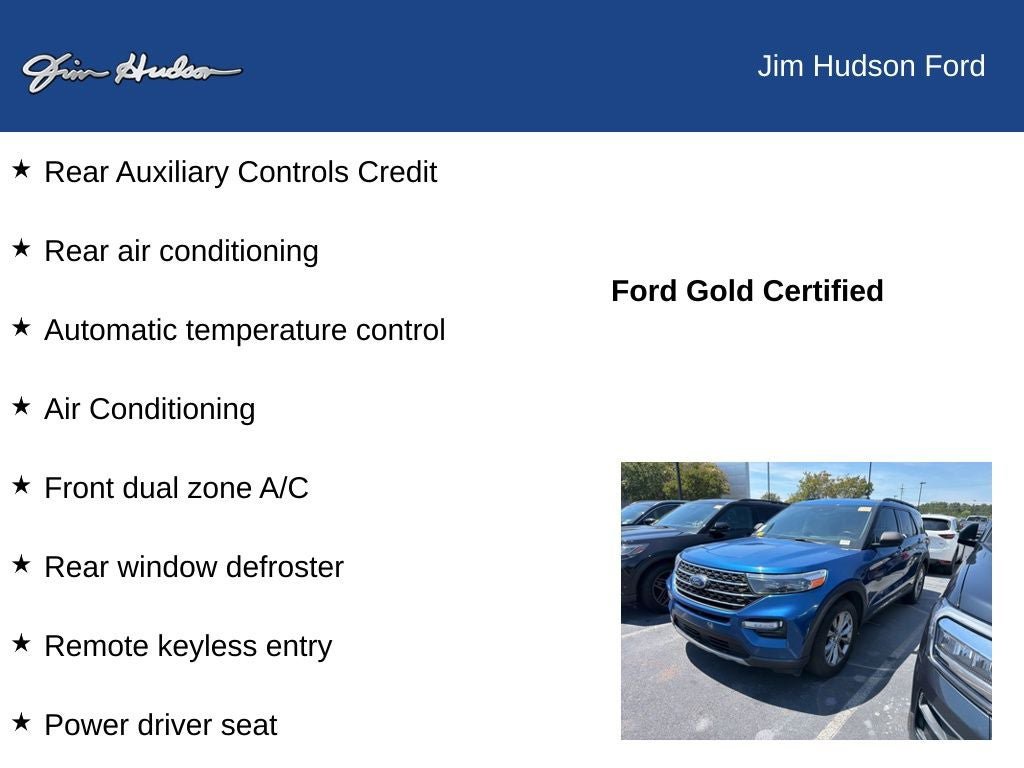Certified 2023 Ford Explorer XLT w/ Equipment Group 202A RWD image 10