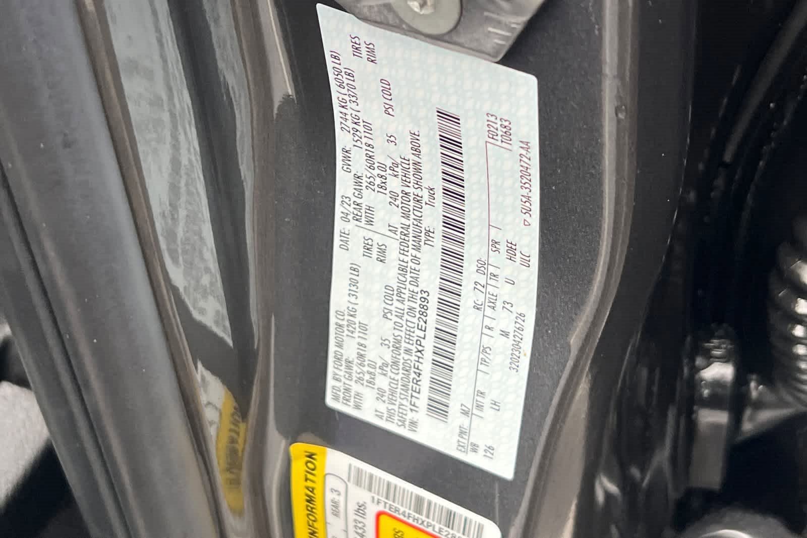 Certified 2023 Ford Ranger XLT w/ Equipment Group 301A Mid image 28