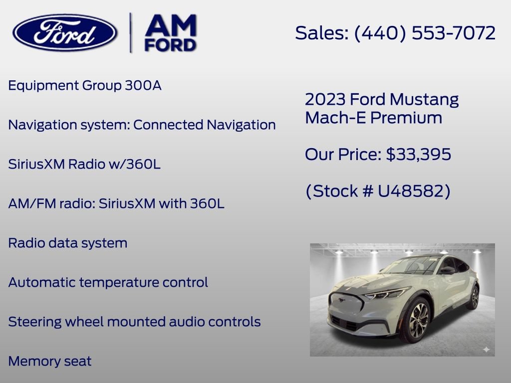 Certified 2023 Ford Mustang Mach-E Premium AWD/4WD image 8