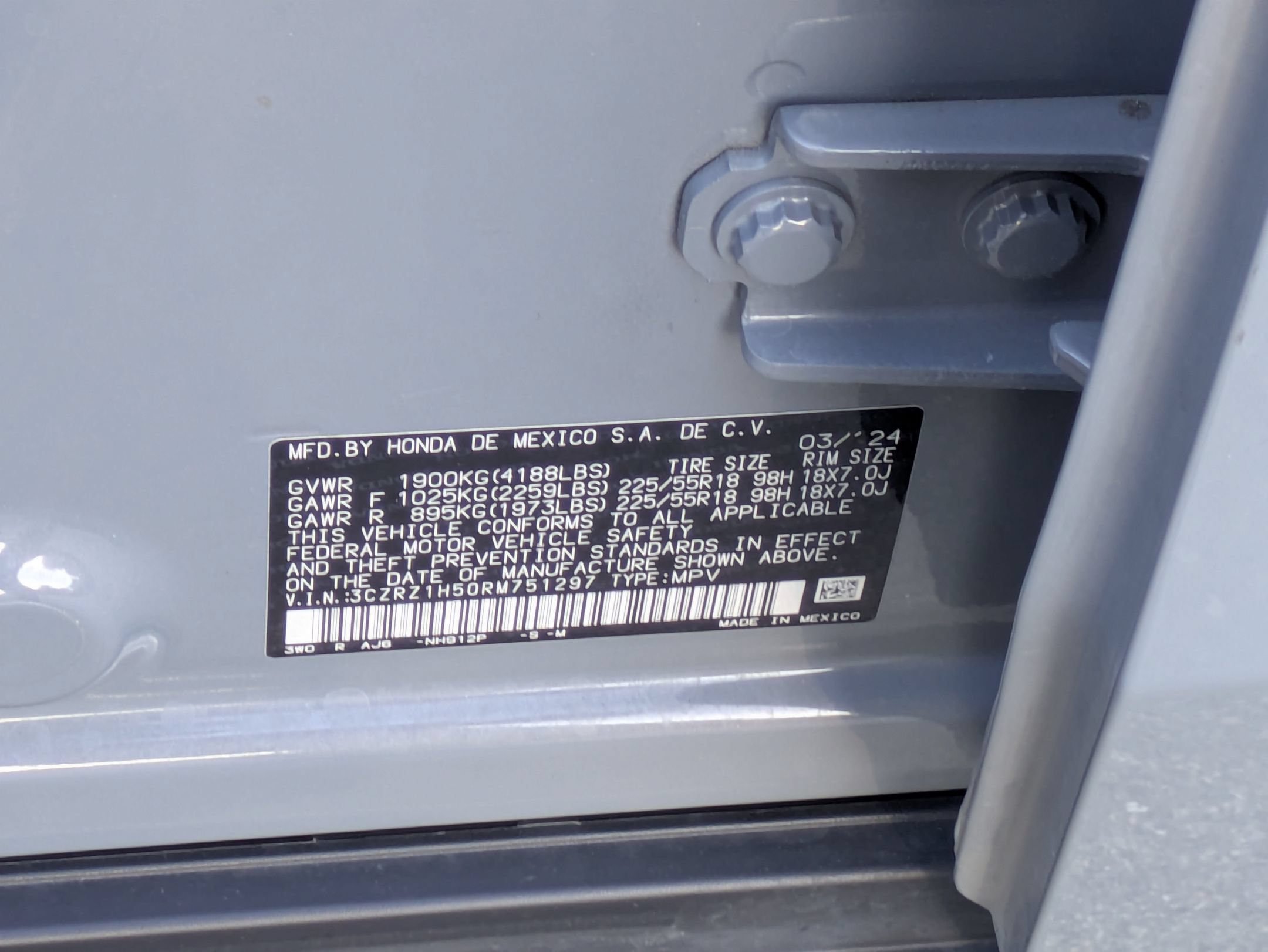 Used 2024 Honda HR-V Sport image 42