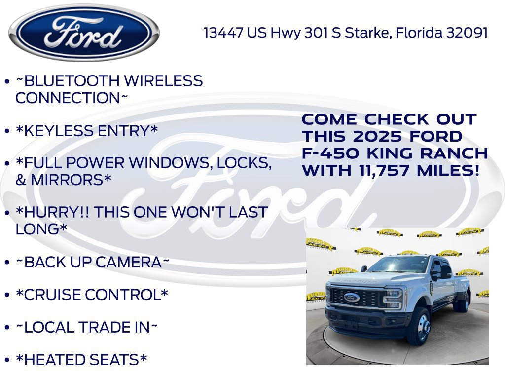 Certified 2025 Ford F450 King Ranch w/ FX4 Off-Road Package AWD/4WD image 12