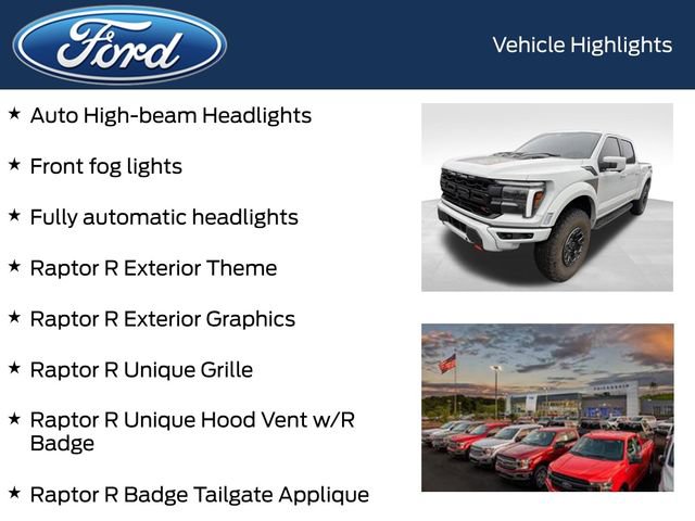 Certified 2024 Ford F150 Raptor w/ Equipment Group 803A Raptor R image 13
