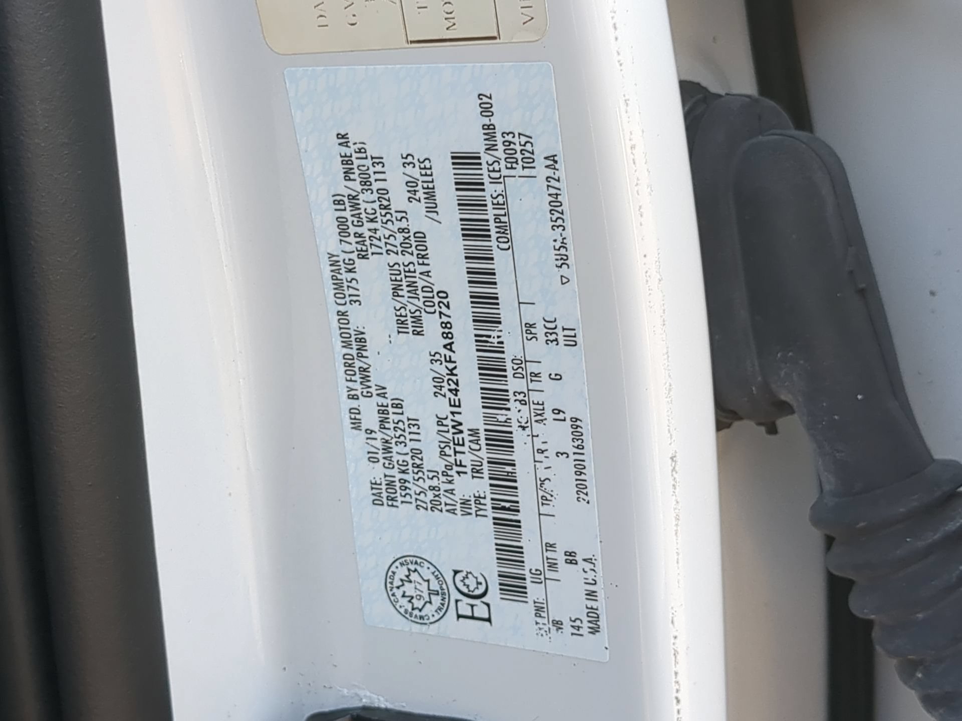 Certified 2019 Ford F150 Platinum AWD/4WD image 75