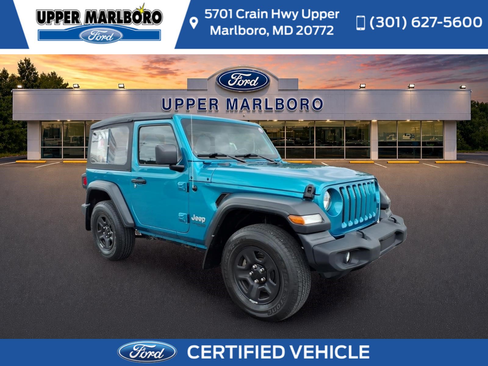 Used 2020 Jeep Wrangler Sport AWD/4WD image 1