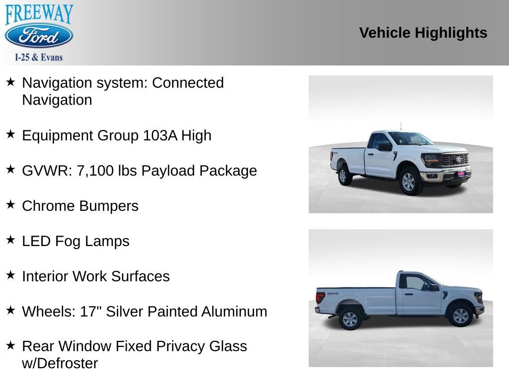 Certified 2024 Ford F150 XL w/ Equipment Group 103A High image 4