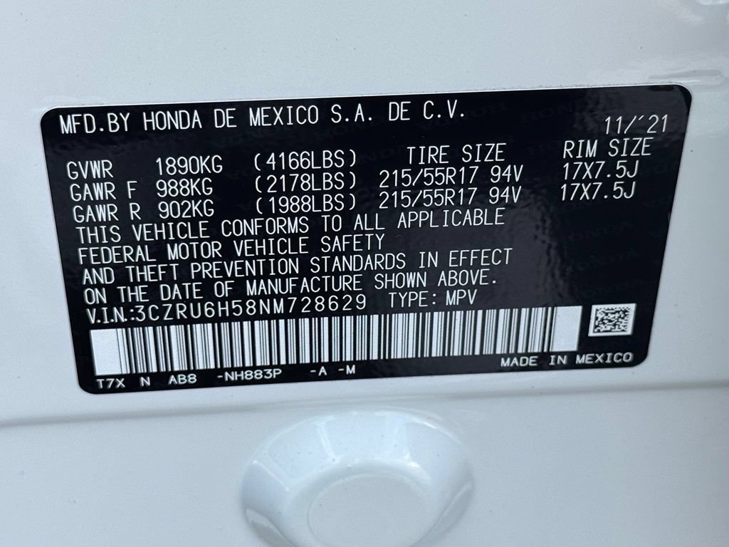 Used 2022 Honda HR-V EX image 37