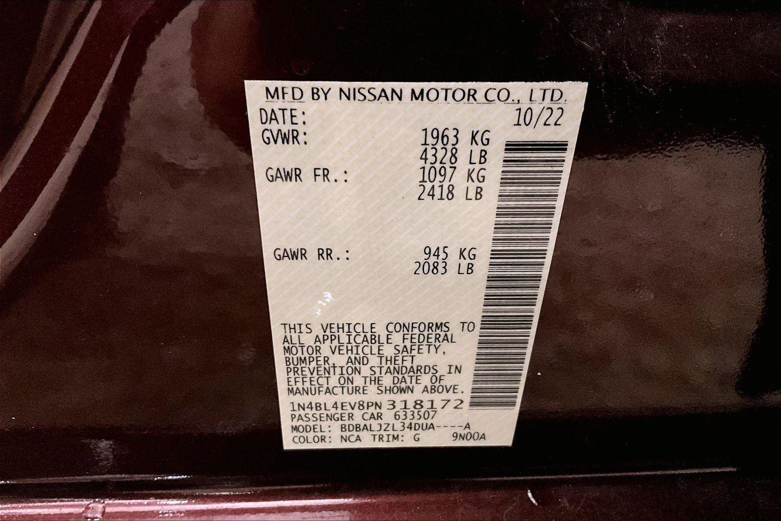 Used 2023 Nissan Altima 2.5 SL image 32