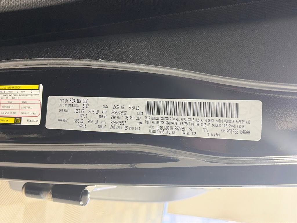 Used 2017 Jeep Wrangler Unlimited Sport w/ Quick Order Package 24S image 9