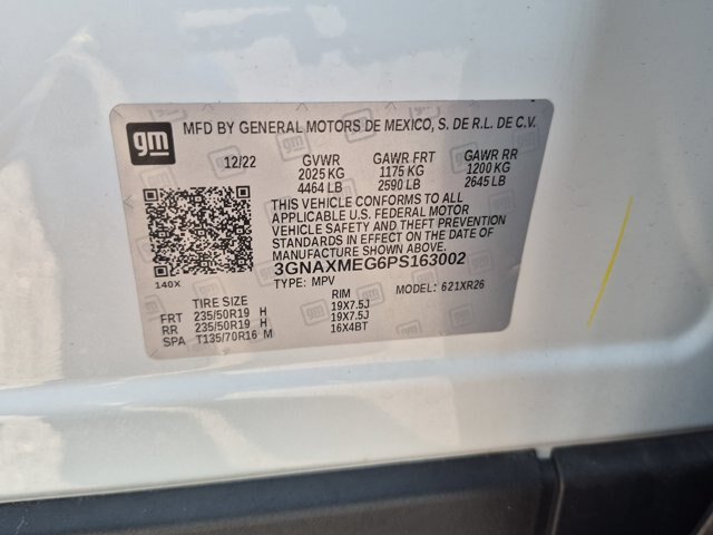 Used 2023 Chevrolet Equinox RS w/ RS Leather Package FWD image 38