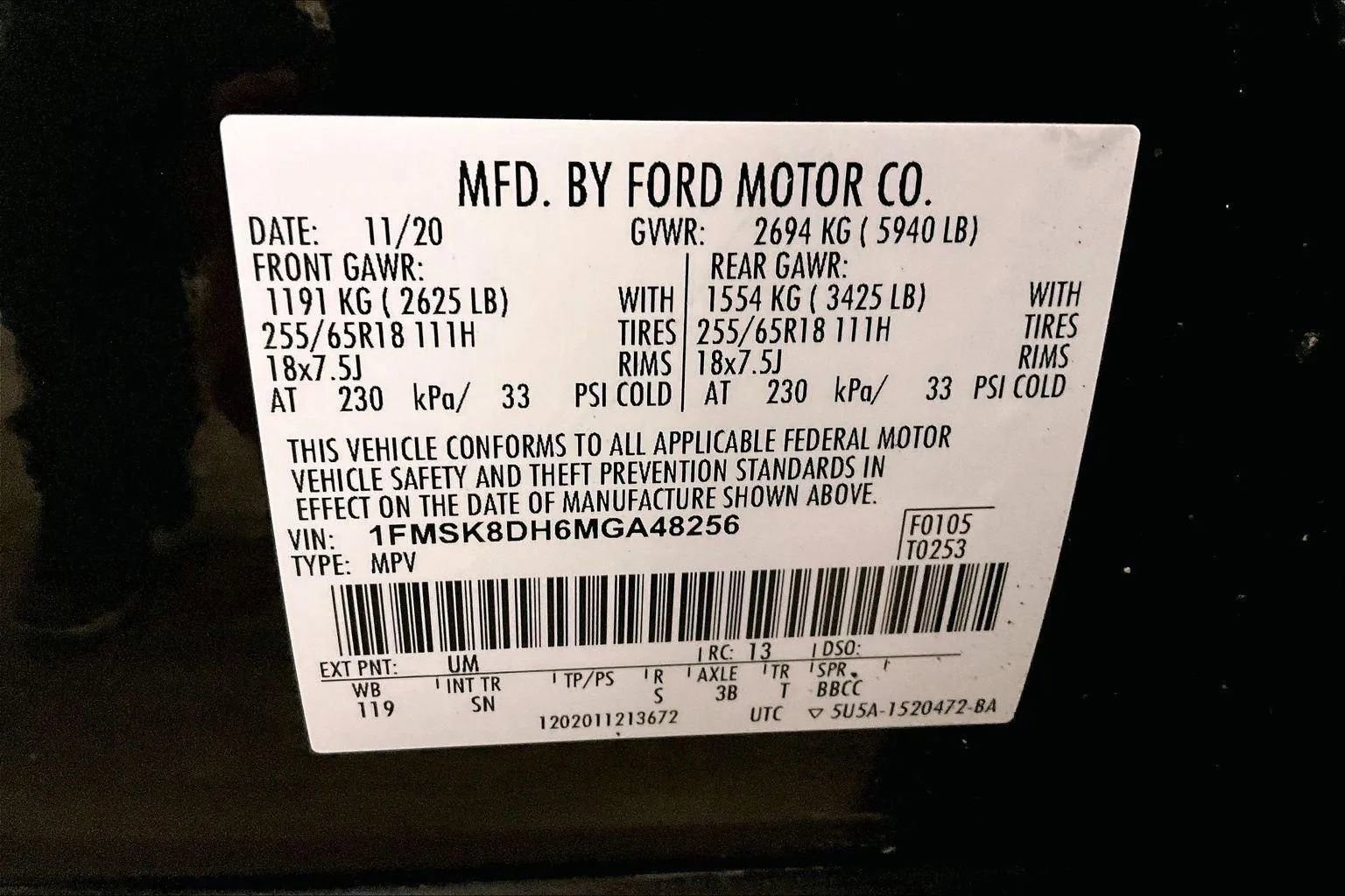 Certified 2021 Ford Explorer XLT w/ Equipment Group 202A image 34