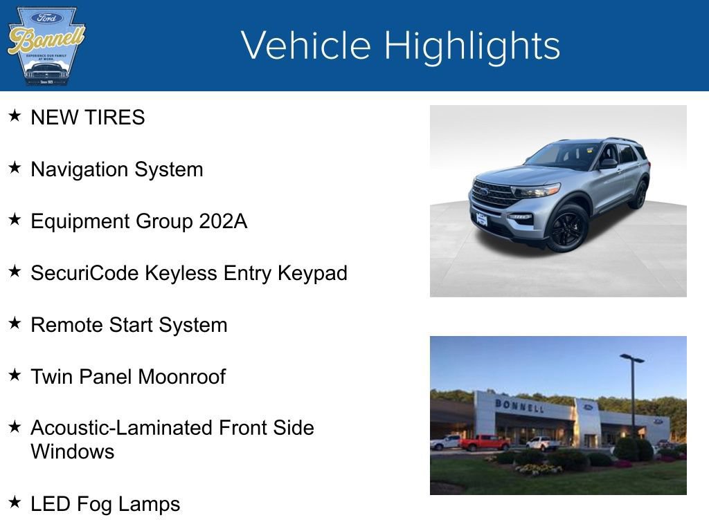 Certified 2022 Ford Explorer XLT w/ Equipment Group 202A image 8