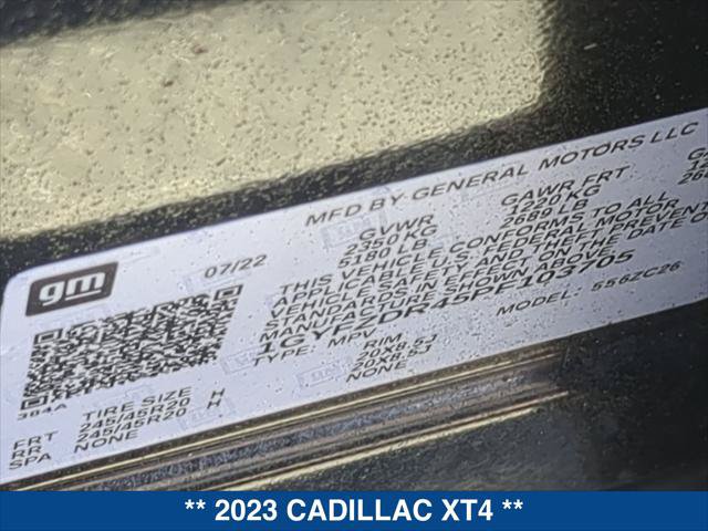 Used 2023 Cadillac XT4 Premium Luxury w/ Technology Package AWD/4WD image 24