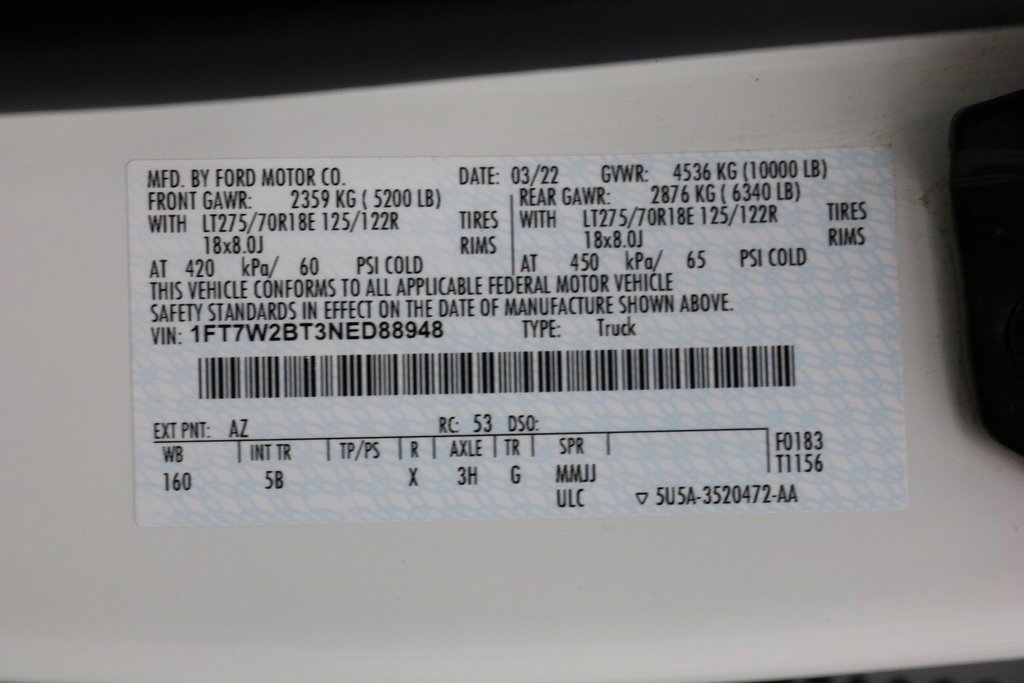 Certified 2022 Ford F250 Lariat w/ Chrome Package image 24