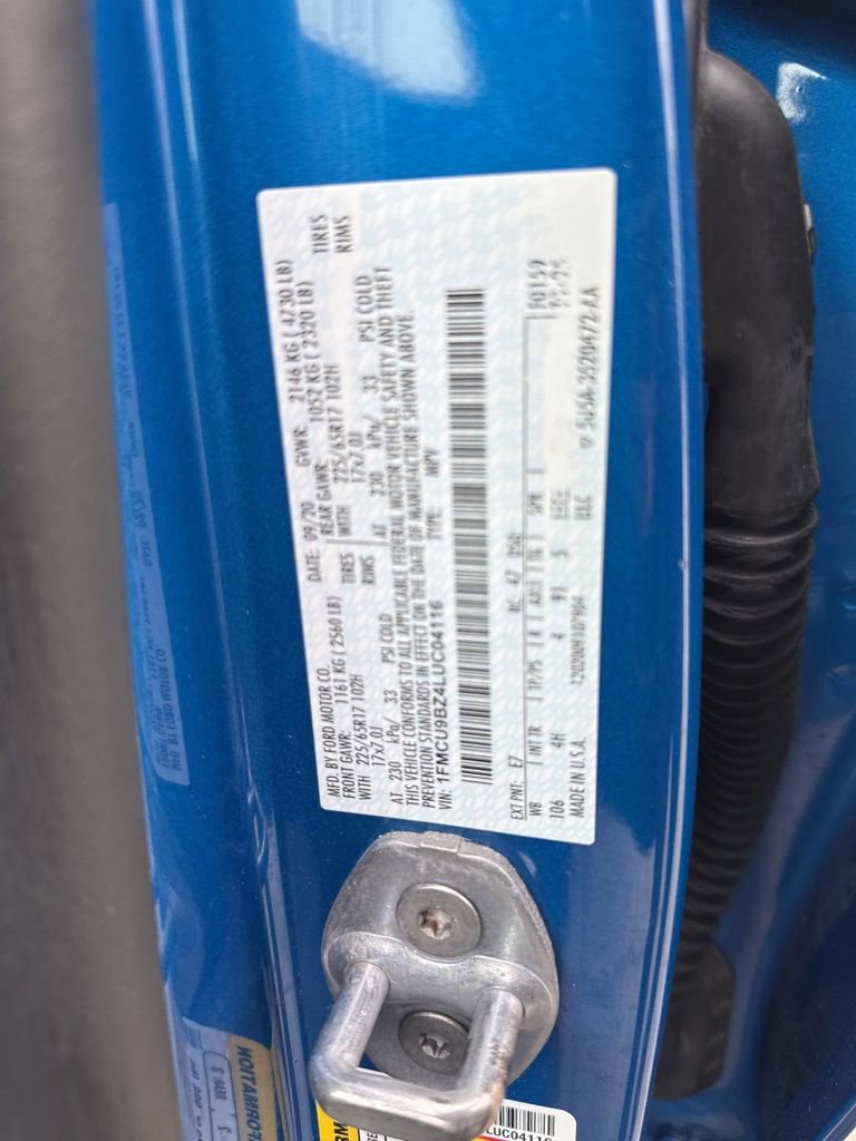 Certified 2020 Ford Escape SE Sport image 47