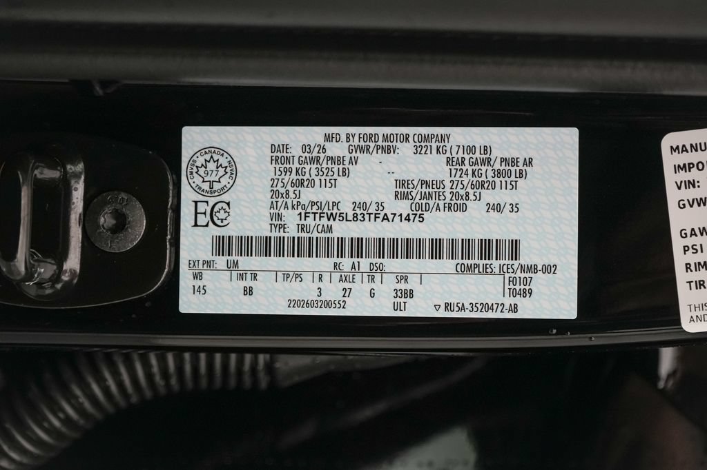 Certified 2026 Ford F150 Lariat AWD/4WD image 25