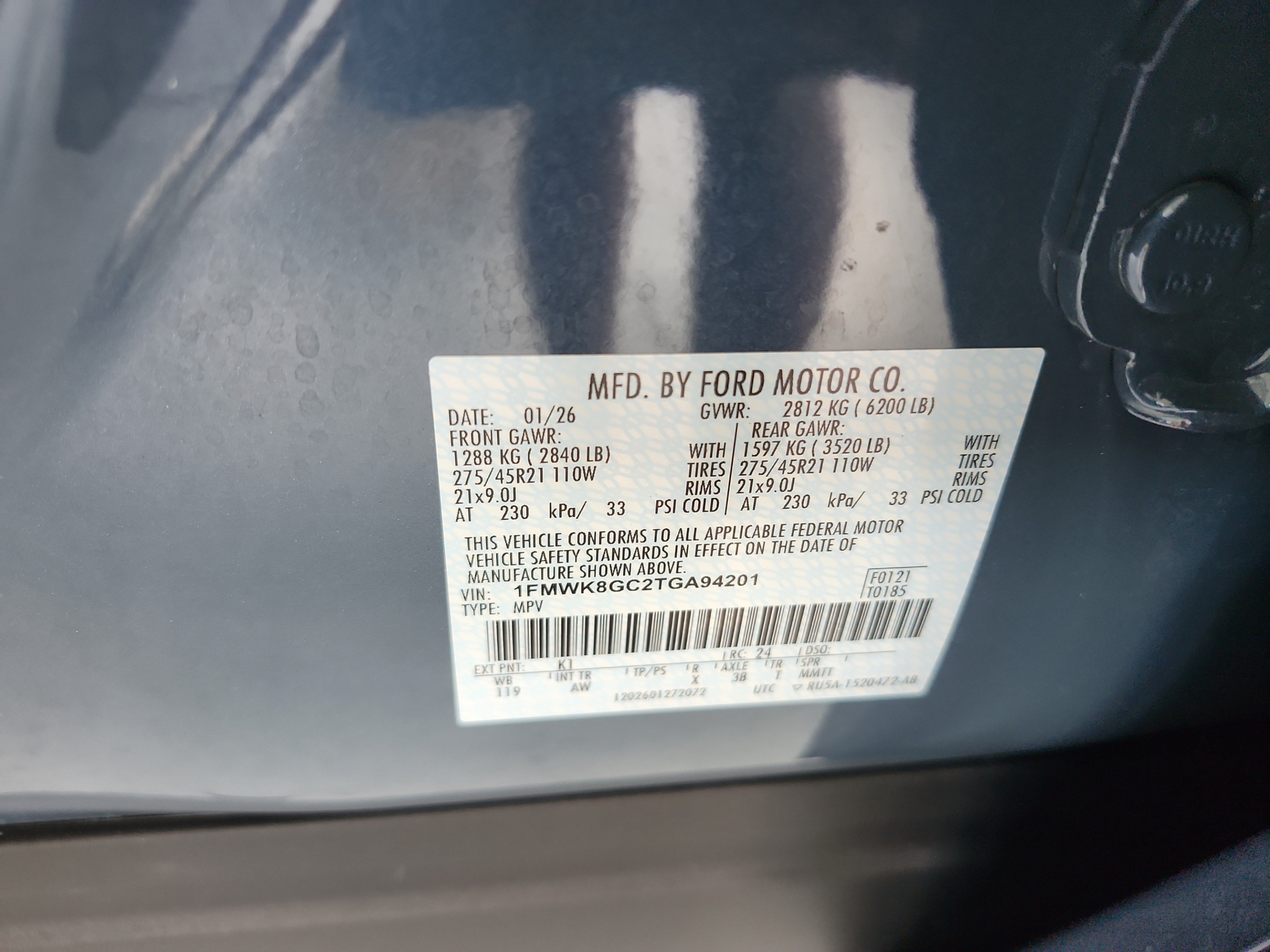 Certified 2026 Ford Explorer ST w/ Sun And Sound Package AWD/4WD image 16