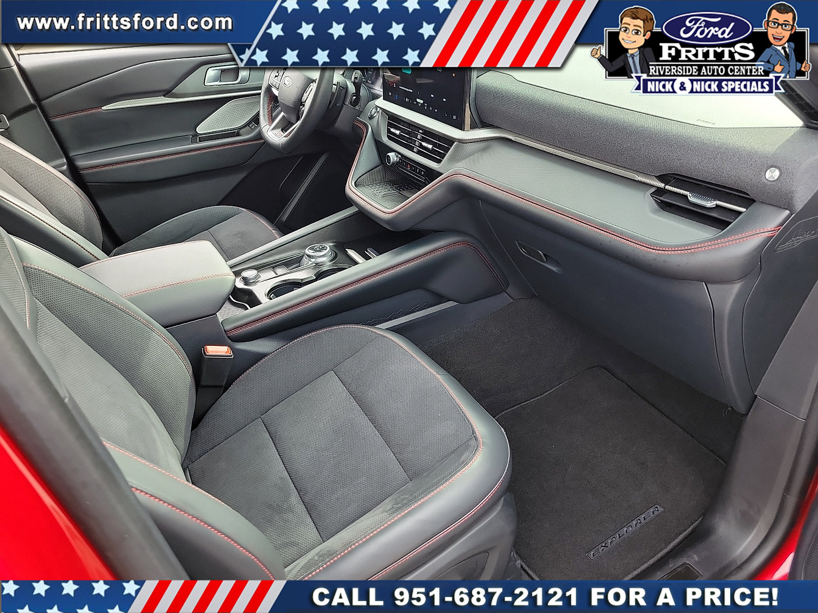 Certified 2025 Ford Explorer ST w/ Sun And Sound Package AWD/4WD image 16
