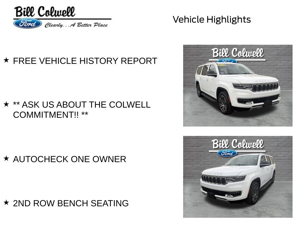 Used 2025 Jeep Wagoneer L Series II w/ 8-pass Seating Package AWD/4WD image 12