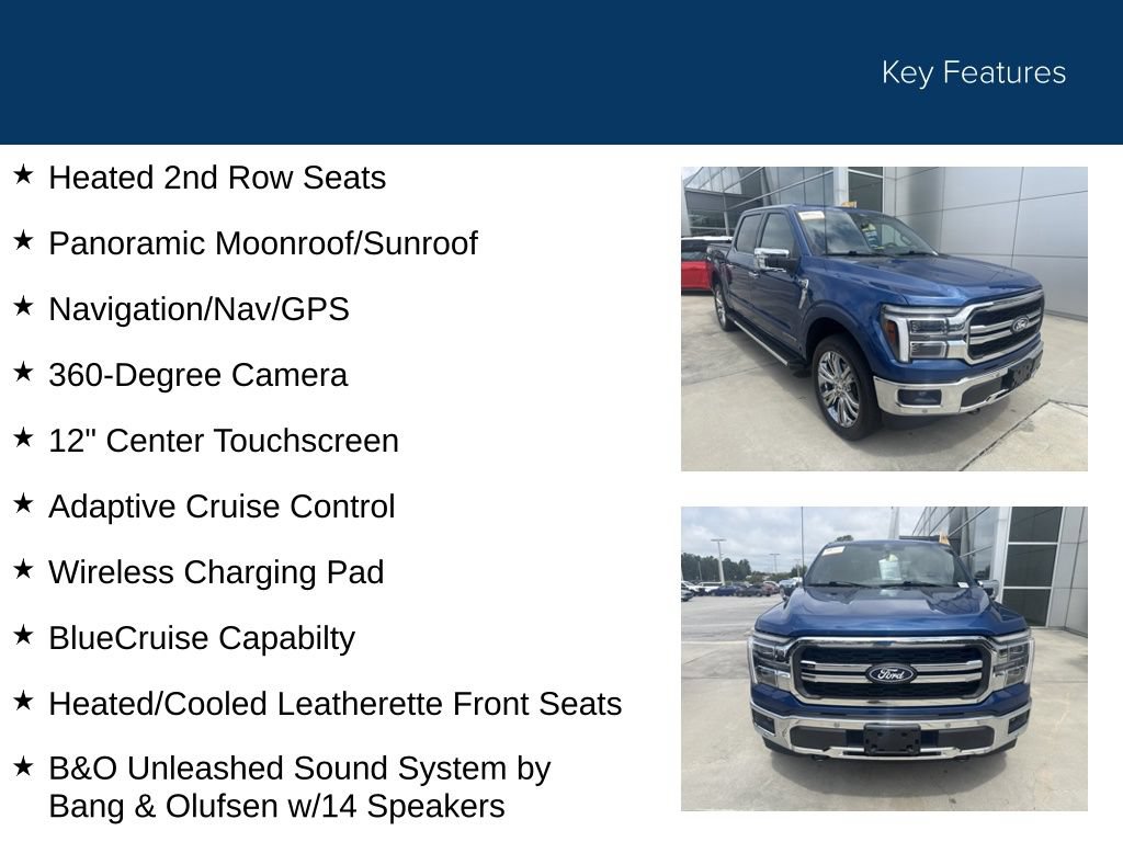 Certified 2025 Ford F150 Lariat w/ Equipment Group 502A High AWD/4WD image 33